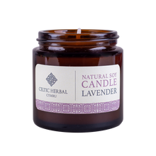 Load image into Gallery viewer, Celtic Herbal - Lavender Natural Soy Candle 100g