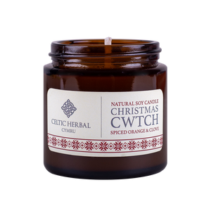 Celtic Herbal - Christmas Cwtch Candle 100g