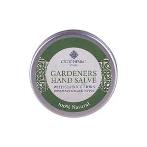Celtic Herbal - Gardeners Hand Salve with Sea Buckthorn, Rosemary & Black Pepper 25g