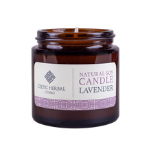 Load image into Gallery viewer, Celtic Herbal - Lavender Natural Soy Candle 100g
