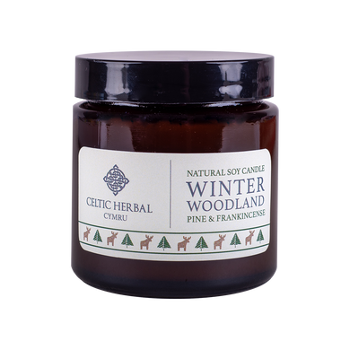 Celtic Herbal - Winter Woodland Candle with Pine & Frankincense 100g